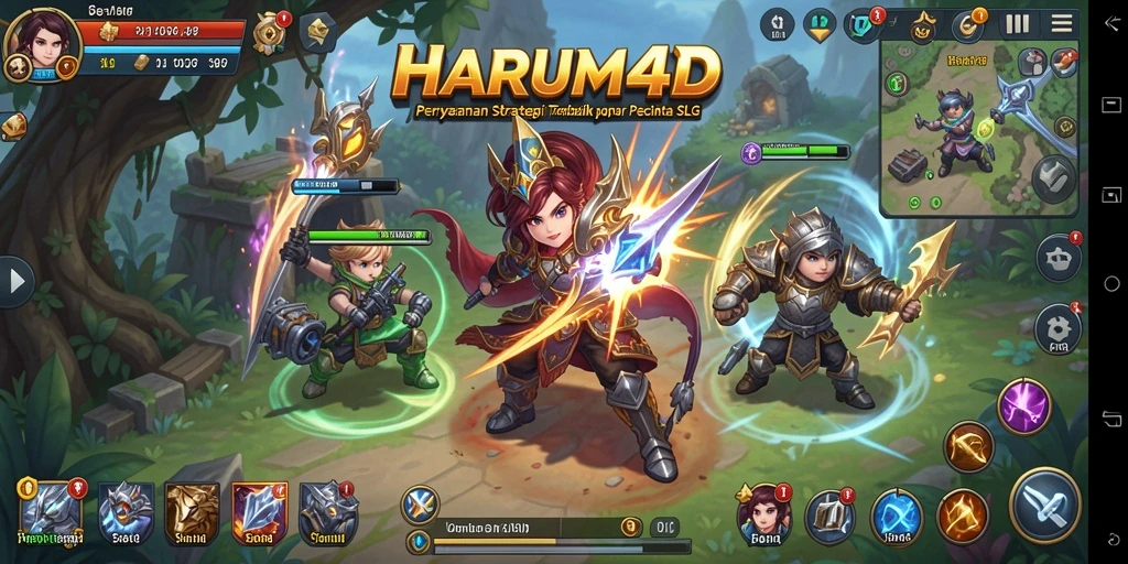 Tampilan menarik dari gameplay interaktif HARUM4D.
