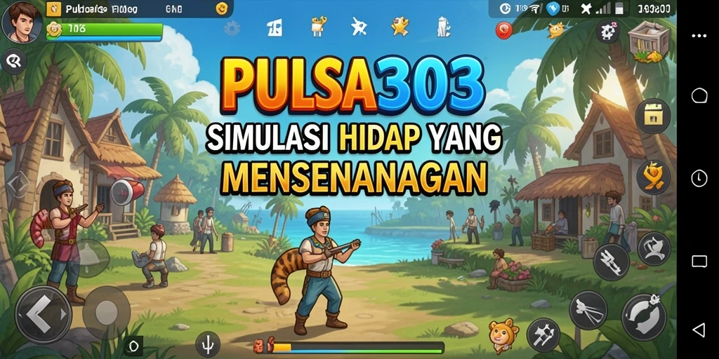 Tangkapan layar gameplay yang menggambarkan aktivitas interaktif di PULSA303.
